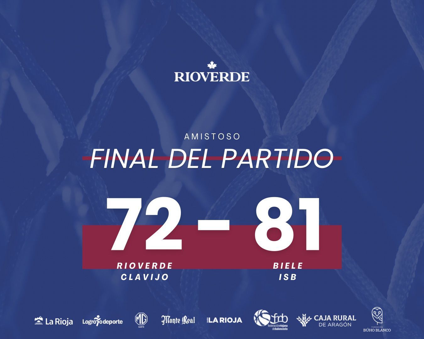 Lee más sobre el artículo Derrota Rioverde Clavijo ante el BIELE ISB