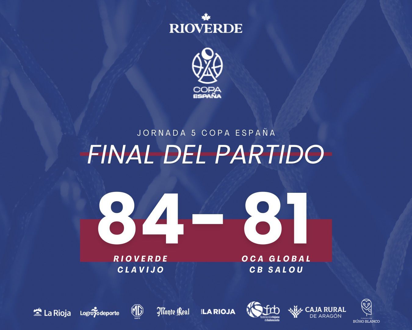 Lee más sobre el artículo Victoria Jornada 5 Copa España