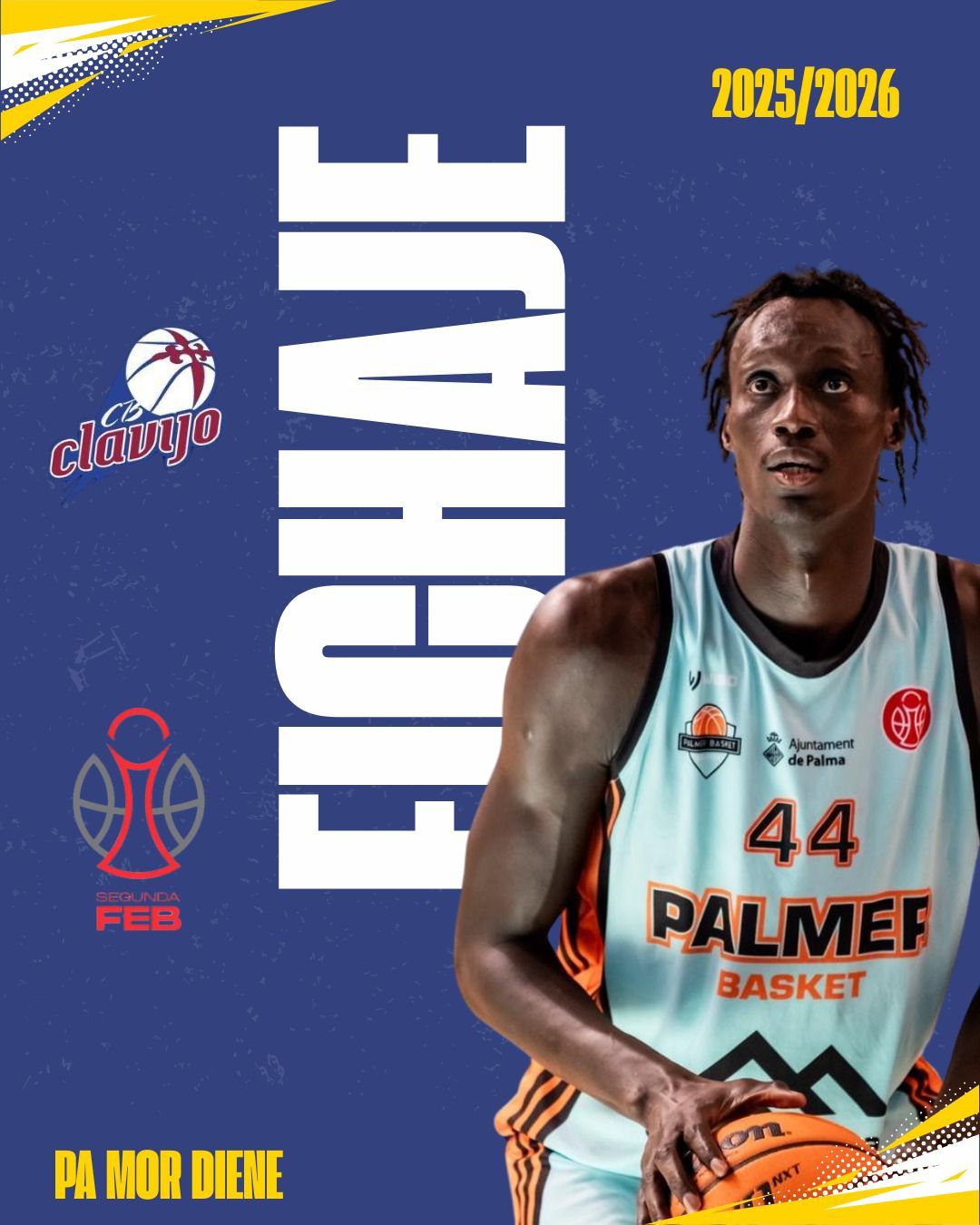 Lee más sobre el artículo Pa Mor Diene, un fichaje de garantías para la pintura del Club Baloncesto Clavijo