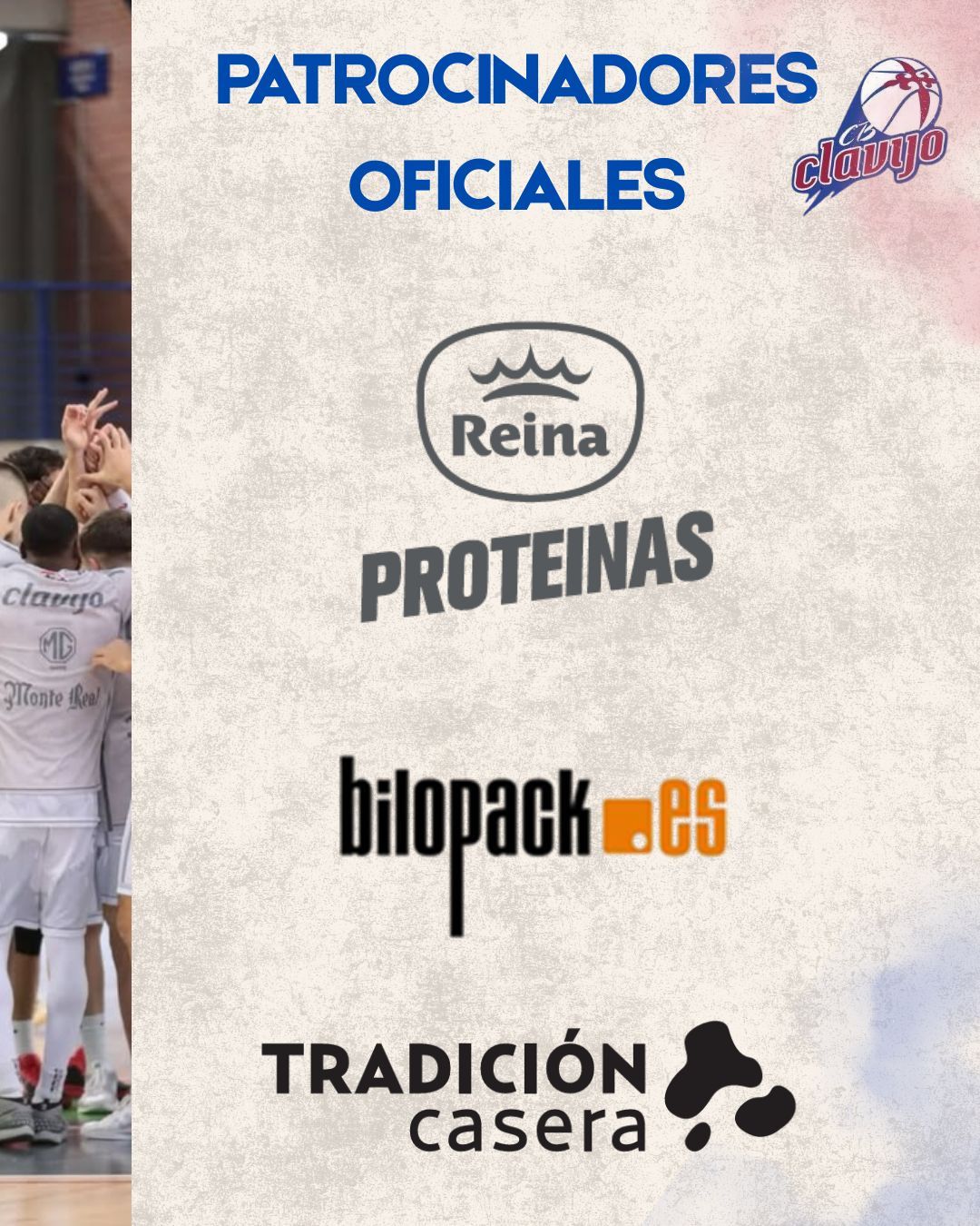 Lee más sobre el artículo El Club Baloncesto Clavijo presenta a sus patrocinadores principales para la temporada 2025/2026