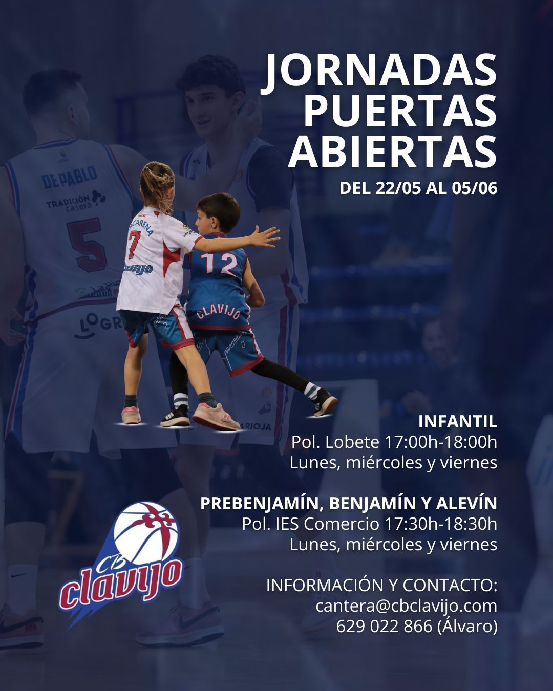 Lee más sobre el artículo ¿Quieres jugar en el CB Clavijo?